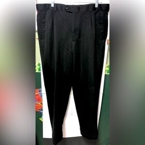 ♻️DONATING💠George Black Polyester Blend Cuffed Dress Pants